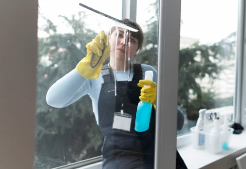 Nettoyage de vitres intérieures et extérieures à Angaïs